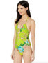 Фото #3 товара Isabella Rose 264675 Women's Zen Blossom One-piece Swimsuit Size Large