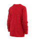 ფოტო #3 პროდუქტის Women's Heathered Scarlet Nebraska Huskers Two-Hit Canyon Long Sleeve T-shirt