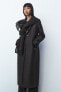 Zw collection fitted wool coat