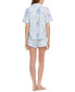 ფოტო #2 პროდუქტის Women's 2-Pc Gabriella Printed Shorty Pajamas Set