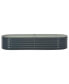 Фото #2 товара Garden Raised Bed 94.5"x31.5"x17.3" Galvanized Steel Gray