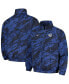 Men's Navy Michigan Wolverines Anorak Half-Zip Jacket