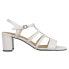 VANELi Laxy Ankle Strap Womens White Casual Sandals 310172