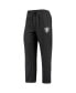 ფოტო #2 პროდუქტის Men's Black, Silver Las Vegas Raiders Meter Long Sleeve T-shirt and Pants Sleep Set