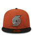 ფოტო #3 პროდუქტის Men's Rust, Black Portland Trail Blazers Two-Tone 59FIFTY Fitted Hat