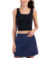 Фото #5 товара Women's Cropped Tank Top, Created for Macy's