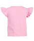 ფოტო #2 პროდუქტის Toddler & Little Girls Happy Girl Graphic Tie-Front T-Shirt, Created for Macy's