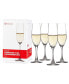 Фото #2 товара Salute Champagne Wine Glasses, Set of 4, 7.4 Oz