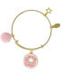 ფოტო #1 პროდუქტის Donut Gold Bangle Bracelet for Girls
