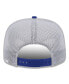 Фото #3 товара Men's Blue New York Knicks Court Sport Speckle 9Fifty Snapback Hat