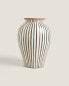 Фото #2 товара Striped ceramic vase