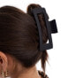 Фото #2 товара Pieces XL rectangle hair claw clip in black