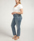 ფოტო #5 პროდუქტის Plus Size Suki Mid Rise Curvy Fit Straight Jeans