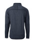 Фото #2 товара Пуловер с застежкой-молнией Cutter & Buck Mainsail Sweater-Knit для мужчин больших размеров