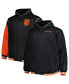 Фото #1 товара Men's Black San Francisco Giants Reversible Fleece Full-Snap Hoodie Jacket
