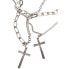 URBAN CLASSICS Layering Cross Necklace