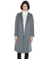 Фото #1 товара Women's Cashmere Wool Double Face Overcoat with Belt