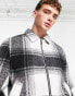 Фото #3 товара ASOS DESIGN wool look harrington jacket in black and white check