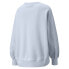 Фото #4 товара Puma Classics Oversized Crew Neck Sweatshirt Womens Blue 533512-21