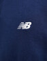 New Balance Sport essentials french terry hoodie in blue