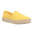 TOMS Carolina Platform Espadrille Slip On Womens Yellow Flats Casual 10020696T-