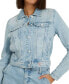 ფოტო #3 პროდუქტის Women's Doria Button Front Denim Jacket