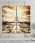 Фото #4 товара "Eiffel Tower Ab" Frameless Free Floating Tempered Glass Panel Graphic Wall Art Set of 2, 72" x 36" x 0.2" Each