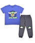 Toddler Grogu Blue The Mandalorian Little Bounty T-shirt and Joggers Set Синий, 2T - фото #1