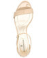 Фото #4 товара Women's Madia Two Piece Dress Sandals