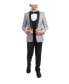 ფოტო #2 პროდუქტის Toddler Boy's 5-Piece Slim Fit Shawl Tuxedo Set