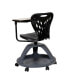 Фото #19 товара Mobile Desk Chair - 360° Tablet Rotation And Storage Cubby