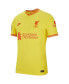 Фото #3 товара Men's Yellow Liverpool 2021/22 Third Vapor Match Jersey