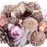 Фото #3 товара Подсвечник новогодний Shico Белый Розовый с ананасами 19 x 19 x 9 см