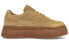 PUMA Mayze Stack Suede 厚底休闲 防滑耐磨 低帮 板鞋 女款 棕色 / Кроссовки PUMA Mayze Stack 383983-003