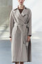 Zw collection oversize double-breasted trench coat