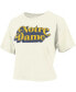 ფოტო #1 პროდუქტის Women's White Notre Dame Fighting Irish Vintage-Like Easy T-shirt