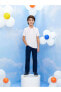 Фото #6 товара LCW Kids Polo Yaka Kendinden Desenli Kısa Kollu Erkek Çocuk Tişört