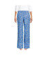 Фото #3 товара Women's Petite Print Flannel Pajama Pants
