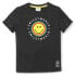 Puma Smileyworld X Graphic Crew Neck Short Sleeve T-Shirt Boys Black Casual Tops 4T - фото #1