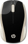 Фото #3 товара HP Wireless Mouse 200 (Silk Gold) - Ambidextrous - Optical - RF Wireless - 1000 DPI - Black - Gold