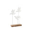Фото #1 товара Декоративная фигура DKD Home Decor Коричневый Белый Железо Древесина манго птицы (32 x 10 x 51 cm)