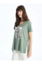 Фото #4 товара Топ LC WAIKIKI Classic Neck Printed Tee