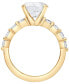 Фото #4 товара Certified Lab Grown Diamond Engagement Ring (3-1/2 ct. t.w.) in 14k Gold