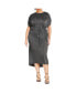 ფოტო #1 პროდუქტის Plus Size Luxe Shine Dress