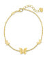 Фото #1 товара Butterfly Chain Bracelet in 14K Gold, 6.5 in adj to 7.5 in, approx. 2.7 grams