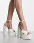 Фото #2 товара Public Desire Exclusive Magnum platform sandals in white