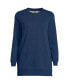 ფოტო #2 პროდუქტის Petite Serious Sweats Crewneck Long Sleeve Sweatshirt Tunic