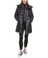 Women's Shine Bibbed Hooded Packable Puffer Coat, Created for Macy's