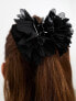 Фото #7 товара True Decadence oversized flower hair claw in black