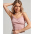 ფოტო #2 პროდუქტის SUPERDRY Vintage Rib Lace Trim Cami Top